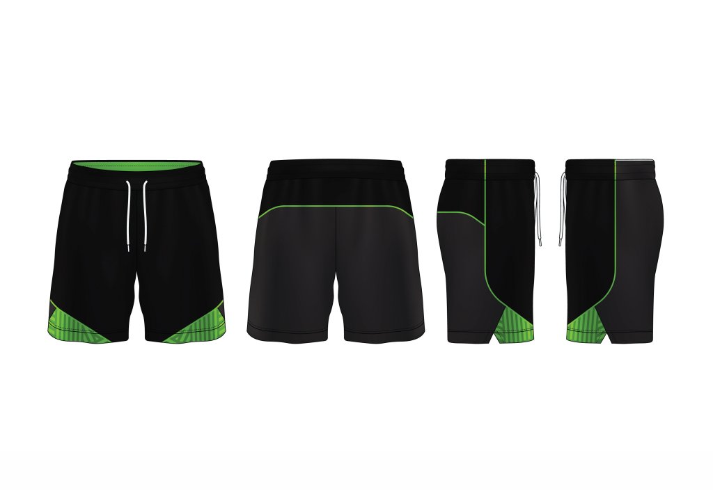 sport shorts design template