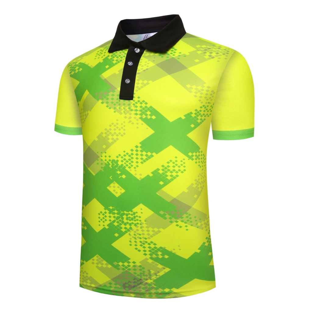 WORK POLOS FLUO GREEN HI VIZ-L01H09