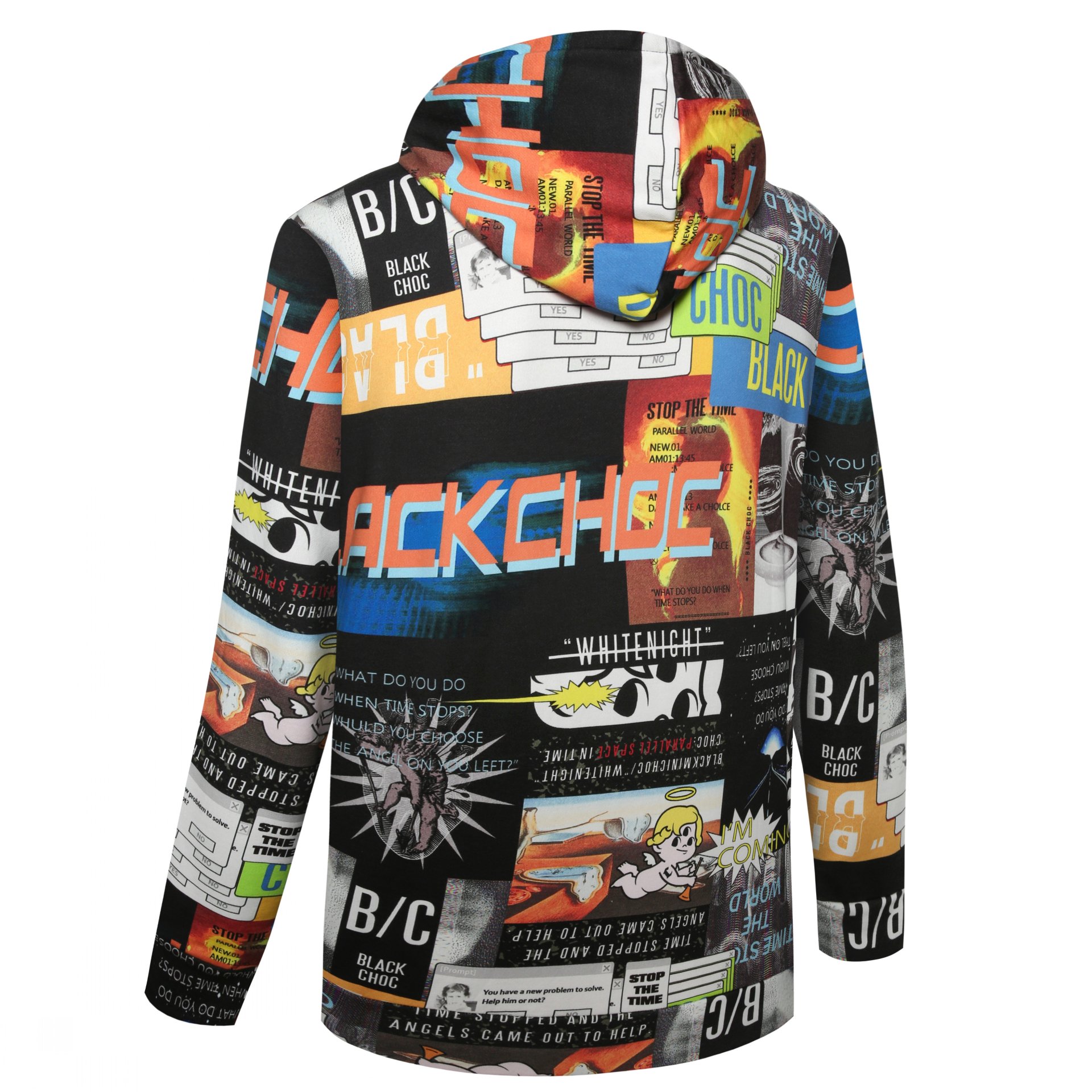 COTTON DIRECT DIGITAL PRINTING HOODIE-L04ART4