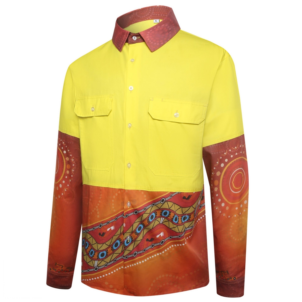 CUSTOM HI VIS WORK SHIRTS-L092H16